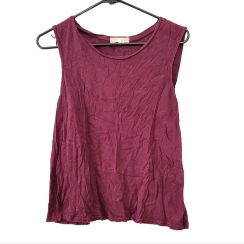 Joah Brown Maroon Tank Top Size Medium/Large